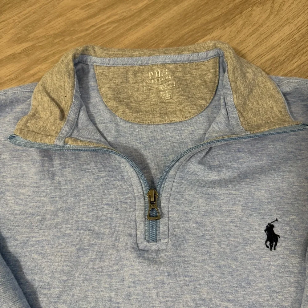 Polo, Ralph Lauren,  Luxury Jersey Quarter-Zip‎ Pullover | Men’s medium
